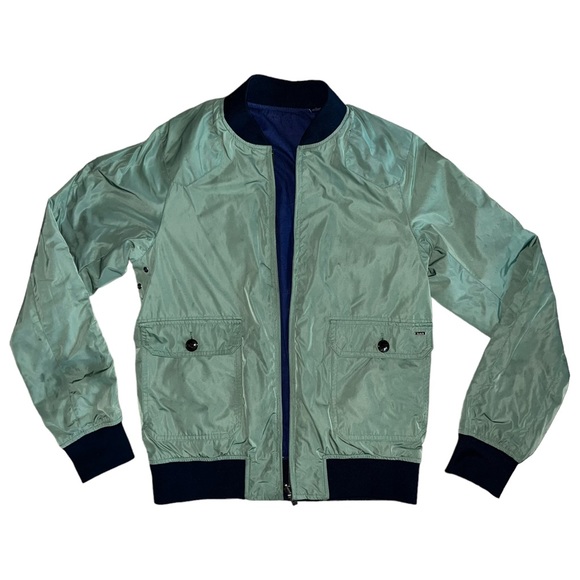 Scotch and Soda Men’s Reversible Bomber Jacket Size Small - Picture 11 of 16